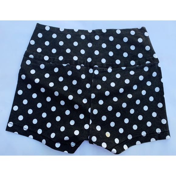🌟 Polka Dot Denim High Waist Shorts - Picture 5 of 5